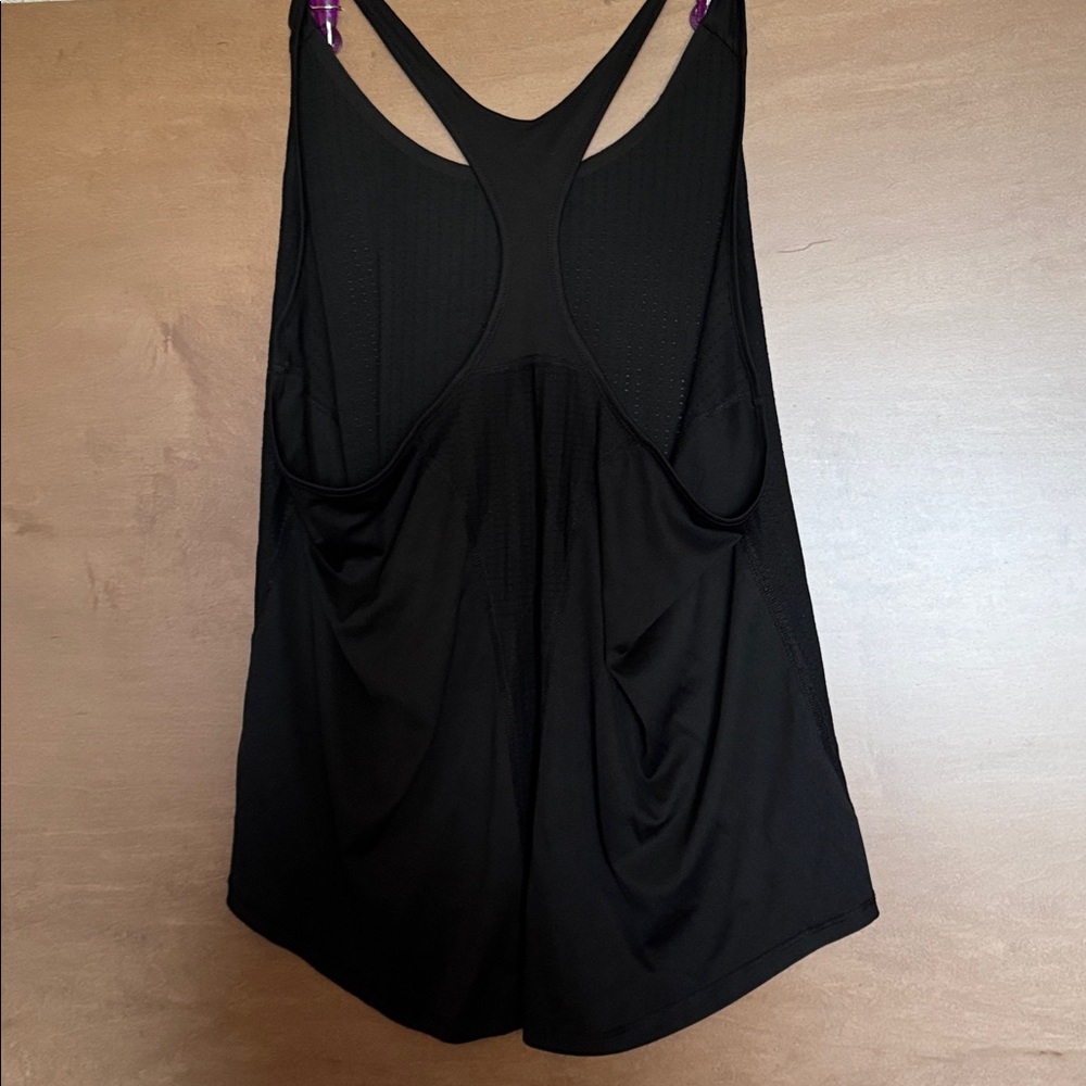 Women's Black Racerback Tank Top - Picture 3 of 3
